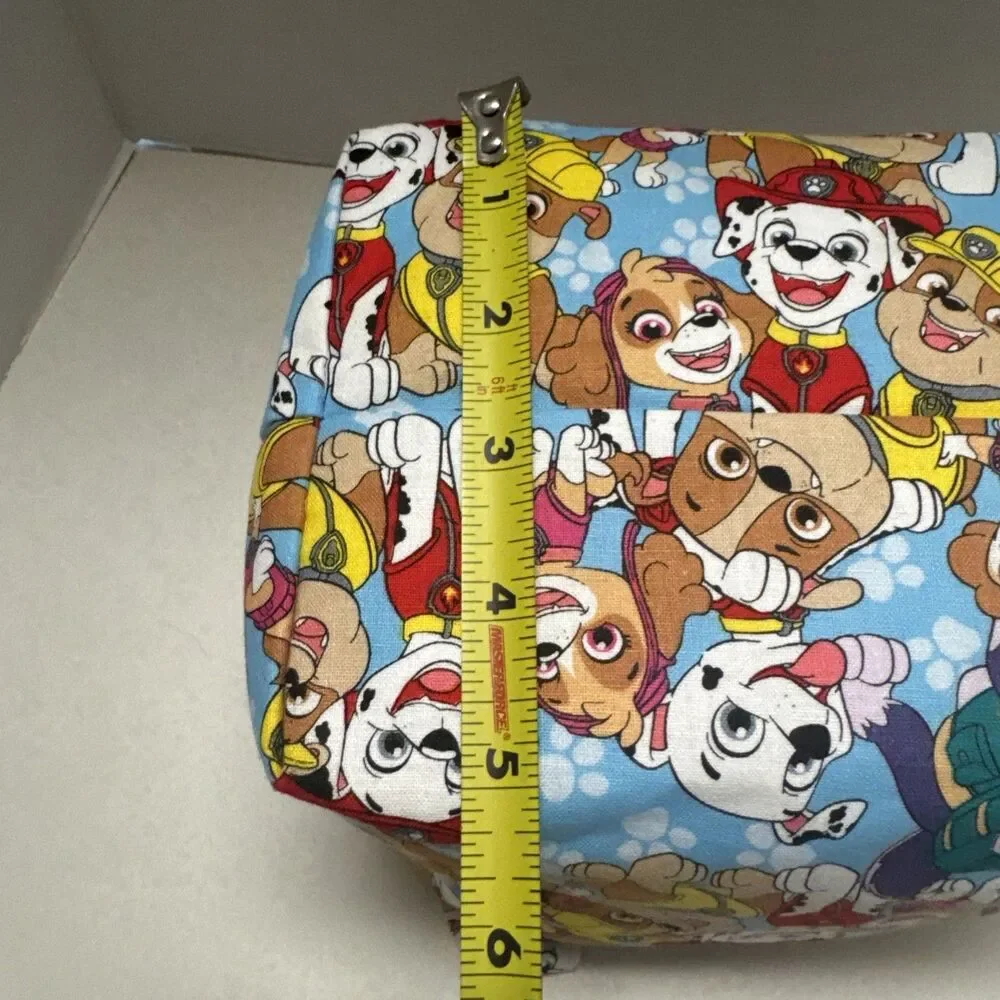 Handmade Homemade Lined Mini Tote Bag/Gift Bag Blue Paw Patrol Print Dog Bag